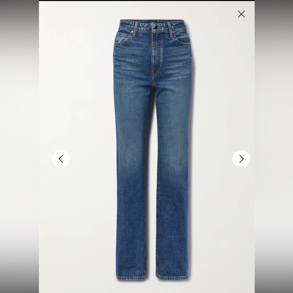 Khaite Danielle Stretch Denim Jeans - size 28